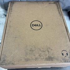New Dell WH3024 Wired Headset with Built-in Microphone In Black/Gray USB-C Teams picture