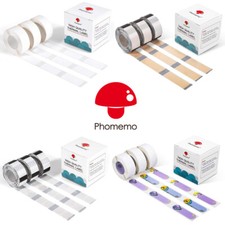 3 Rolls Adhesive Thermal Paper Sticker Label for Phomemo D30 Q30 Q31 Printer picture