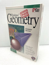 NEW SEALED PRO ONE GEOMETRY WINDOWS CD-ROM IBM TANDY picture