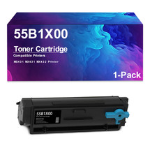 55B1X00 Black Toner Cartridge for MS431 MX431 MX432 Printer 1 Pack picture