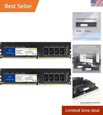 32GB KIT 2x16GB 2133MHz PC4-2133P PC4-17000 UDIMM Desktop RAM – 288-Pin 1.2V ... picture