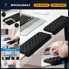 Ergonomic L-Shaped Desk Elbow Pad - Memory Foam Support Cushion, Non-Slip, 2 Pcs picture