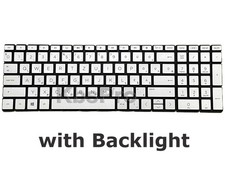 New/Oirg Hungarian Keyboard for HP 250 G9/ 255 G9/ 256 G9/ 470 G7 Backlit Silver picture