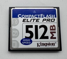 Compactflash, elite pro, 512mb high speed,3.3v, 9930406-006.a00 picture