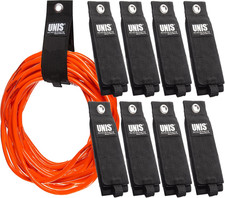 8 Pack Heavy Duty Large 13-Inch Extension Cord Storage Extendable Cable Ties picture