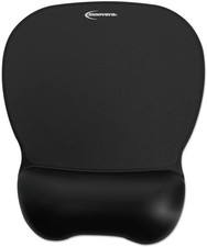 Innovera Softskin Gel Mouse Pad with Wrist Rest IVR-51450, Black picture