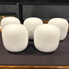 Google Wifi Mesh Whole Home Wi-Fi 6e Router System - White - 5 Units picture