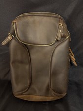 LANNSYNE Vintage Full Grain Leather Sling Bag,Leather Travel Wallet Neck Wall... picture