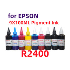9X100ML Premium Pigment refill ink for Stylus R2400 Printer T059 59 picture