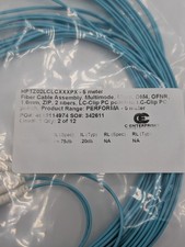 C Enterprises HPTZ02 Performa OM4 5M LC/LC Duplex OFNR Fiber Cable Made in USA picture
