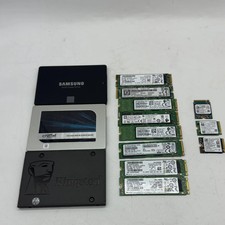 Lot Of 14 Mixed 128GB 256GB 512GB SSD See the description for details picture