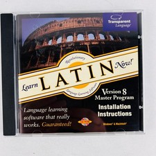 Transport Language Learn LATIN Now Ver 8 PC CD ROM Software picture