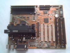Pentium Motherboard Slot1 ZIDA 6MLX-1.01 Tomato Board  picture