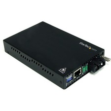 StarTech 10/100 Mbps Single Mode Fiber Media Converter SC 30 km, TAA picture