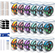 Filament Storage Box 18 Pack with Desiccants, Labels, 0.4Mm Needles picture