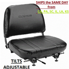 NISSAN TCM TOYOTA YALE CROWN MITSUBISHI CATERPILLAR FORKLIFT VINYL SEAT. TILTS picture