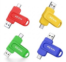 KOOTION USB 2.0 32G 64G 128G 2 in1 Type-C USB Flash Drive Dual Drive Thumb Drive picture