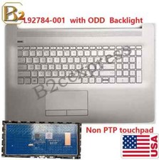 New Palmrest Backlit Keyboard TouchPad W/ODD For HP 17-BY 17-by2053cl L92787-001 picture
