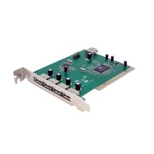 7 Port Pci Usb Card Adapter - 4 X 4-pin Type A Female Usb 2.0 Usb External picture