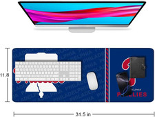Philadelphia Eagles Gaming Mouse Pad XL 31.5x11.8 Extended Desk Mat Football picture