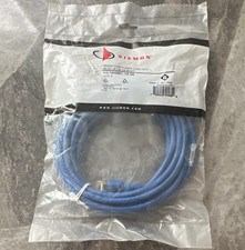 Siemon Cat6 RJ-45 Ethernet Patch Cable Booted Blue 15 ft 10GMC-15-06 picture