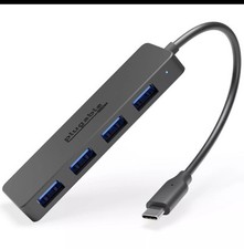 Plugable USB C to USB Adapter Hub, 4 Port USB 3.0 Hub, USB Splitter for Lapto... picture