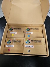 Toner C540 C543 C544 X543 X544dn X548 C540H1MG C540H1KG Lot of 4 for Lexmark picture