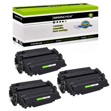 3PK CE255X 55X HY Toner Cartridge for HP LaserJet P3015 P3015d P3015dn P3015n picture