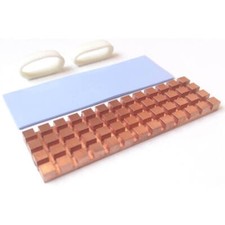 Easycargo M.2 Copper Heatsink 70mmx20mmx3mm 2280 SSD M.2 Heat Sink picture