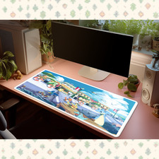 Pokemon Lapras Pikachu Harbor Adventure Desk Mat Mouse Pad Anime Gaming picture