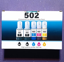 INKROBAT 502 Ink Refill Bottles for Epson ET-2700/2750/2760/2850 BK C M Y picture