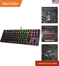 K552P Mechanical Gaming Keyboard TKL with 18 Backlight Modes, Hot-Swappable R... picture