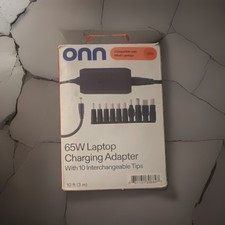 onn 65W Laptop Power Adapter 19V 3.42A Universal for Dell HP Lenovo picture