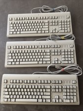 Three Apple Design Keyboards ADB For Power Macintosh - M2980 - Tested Lot picture