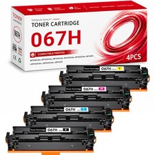 067H Toner Cartridge High Capacity 4 Pack Capacity, BK/C/M/Y picture