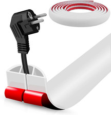 Floor Cord Cover Self Adhesive Cord Hider,10Ft Cable Management, Extension picture
