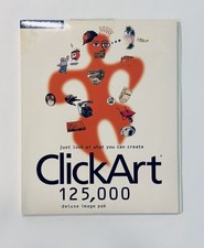 Boroderbund Clickart Deluxe Image Pak - CDS 125,000 Images On 6 CD CDs - Windows picture