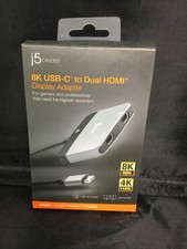 Genuine J5 Create 8K USB-C to Dual HDMI Display Adapter (JCA465) picture