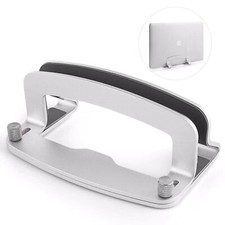 Aluminum Vertical Laptop Stand, MacBook Pro Laptop Vertical Stand Dock Holder... picture