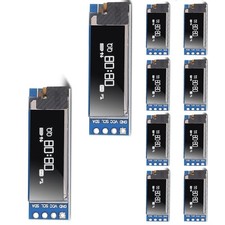 10 PCS 0.91 Inch 12832 IIC I2C OLED Display Module 128x32 SSD1306 LCD White picture