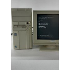 Vintage 1990s PC Tower Intel i486 SX 640 KB Retro Gaming Powers On-Selling AS IS picture