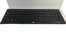 HP SK-2060 Wireless Keyboard QWERTY English Black Slim Cordless - No Receiver picture