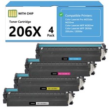 W2110A W2110X For HP 206A 206X Toner Laser jet Pro MFP M283cdw M283fdw Lot picture