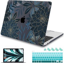 💻 Mektron Case for MacBook Pro 16 A2141 Hard Shell + Keyboard Skin Floral 🌸 picture