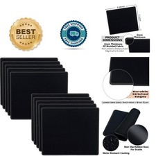 Ergonomic 10-Pack Mouse Pads with Wrist Support & Anti-Slip Base, 8.66x7.1 In picture