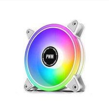 EZDIY-FAB 120mm White Moonlight Fan PWM-1Pack picture