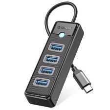 4 Port USB C Hub Splitter Multi Adapter 5Gbps High Speed PC Desktop Laptop LOT// picture