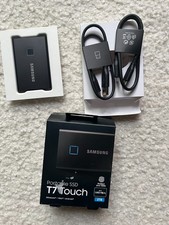 Samsung T7 Touch 2TB USB 3.2 NVMe External Ultra Portable Solid State Drive SSD picture