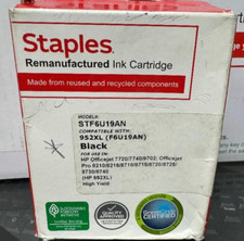 Staples Black High Yield Ink Cartridge Replacement for HP 952XL picture