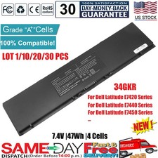 ✅LOT 1-100 PFXCR Laptop Battery For Latitude E7440 E7450 E7420 34GKR 3RNFD V8XN3 picture